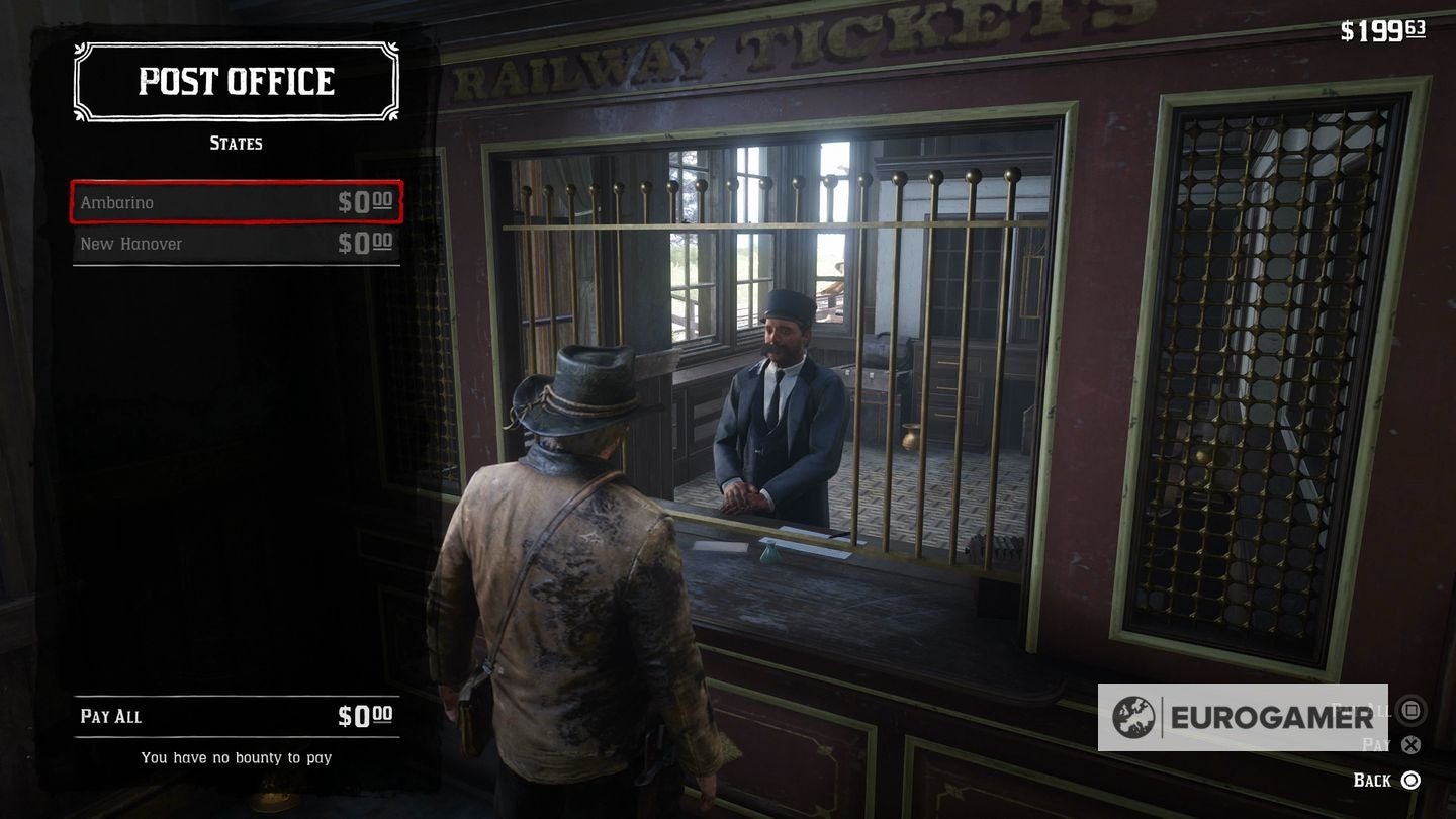 Red Dead Redemption 2 Bounty and Wanted level how to pay bounties and